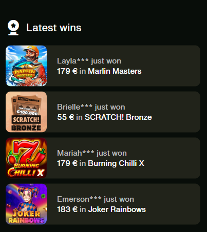Cashwin Casino official website