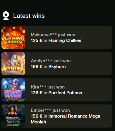 Cashwin Casino official website